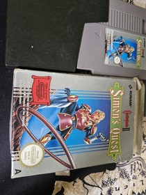 Simon&rsquo;s Quest Castlevania 2 NES Game boxed
