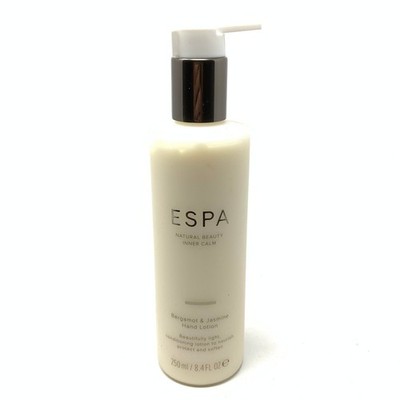 ESPA Natural Beauty Inner Calm Bergamot Jasmine Hand Lotion 8.4 Fl oz. 250 ml