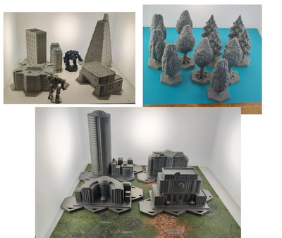 GREAT VALUE hex #10 6mm terrain FAST SHIP|Alternate Wargaming Miniature