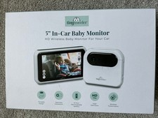 Little Travelers 5" Wireless Baby Monitor For Your Car. Color White, NEW SEALED