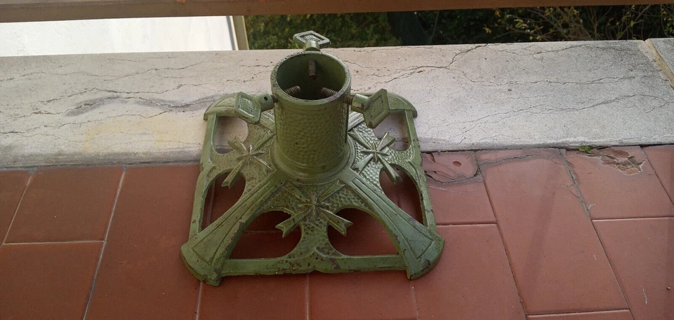 Supporto Base ANTICO GHISA REGOLABILE UNIVERSALE Serbatoio Albero Natale Liberty - Immagine 2 di 4