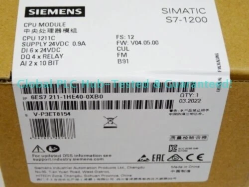 6ES7 211-1HE40-0XB0 NEU SIEMENS SIMATIC S7-1200 CPU Modul 6ES7211-1HE40-0XB0