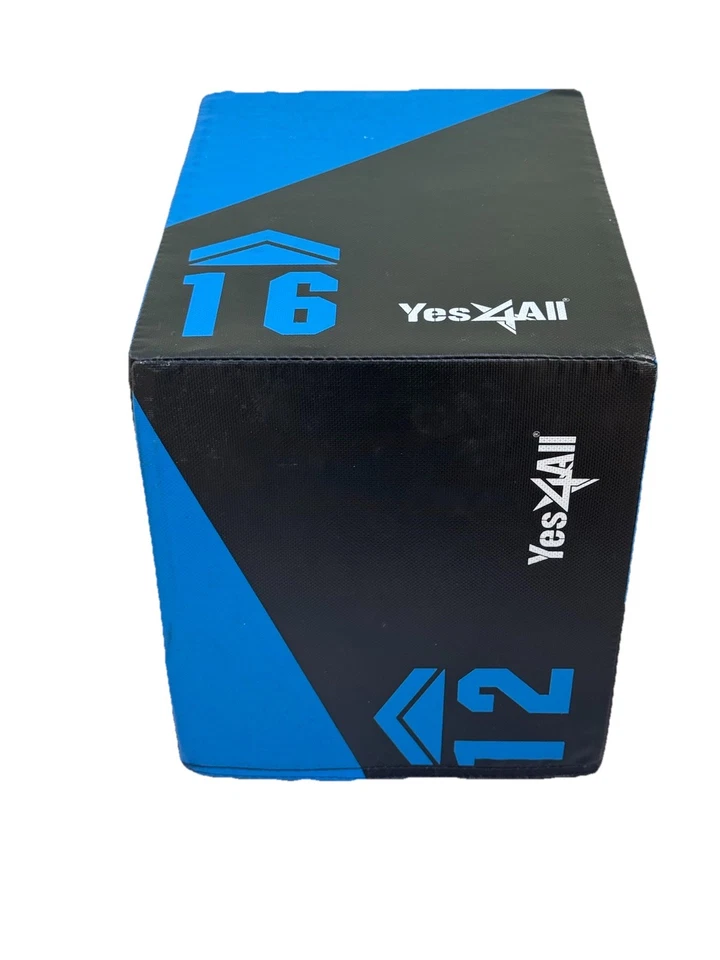 Yes4All Soft 3 em 1 - 16" X 14" X 12" caixa de salto piométrica de espuma exercício de treino  - Imagem 2 de 4