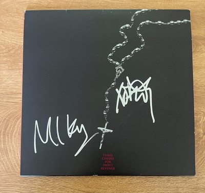 MY CHEMICAL ROMANCE * signed album * THREE CHEERS * FRANK IERO