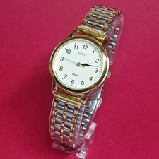 Seiko Spirit 5831-808A Analog Quartz Women 112301 Wristwatch Vintage 987357932