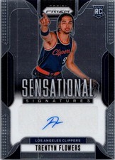2024-25 Panini Prizm #SS-TFC Trentyn Flowers Sensational Signatures
