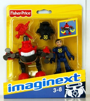 Fisher Price Imaginext Roboter Polizei Unterwasserroboter mit Propellern & Polizist