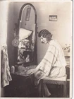 Photo - Lady in Contemporary Fashion in Front of Mirror - 1930