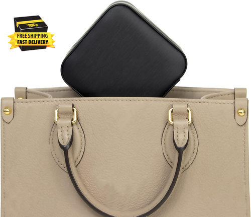 Small Jewelry Boxes for Women | Portable Travel Jewelry Case | Wire Drawing Leat - Bild 5 von 8