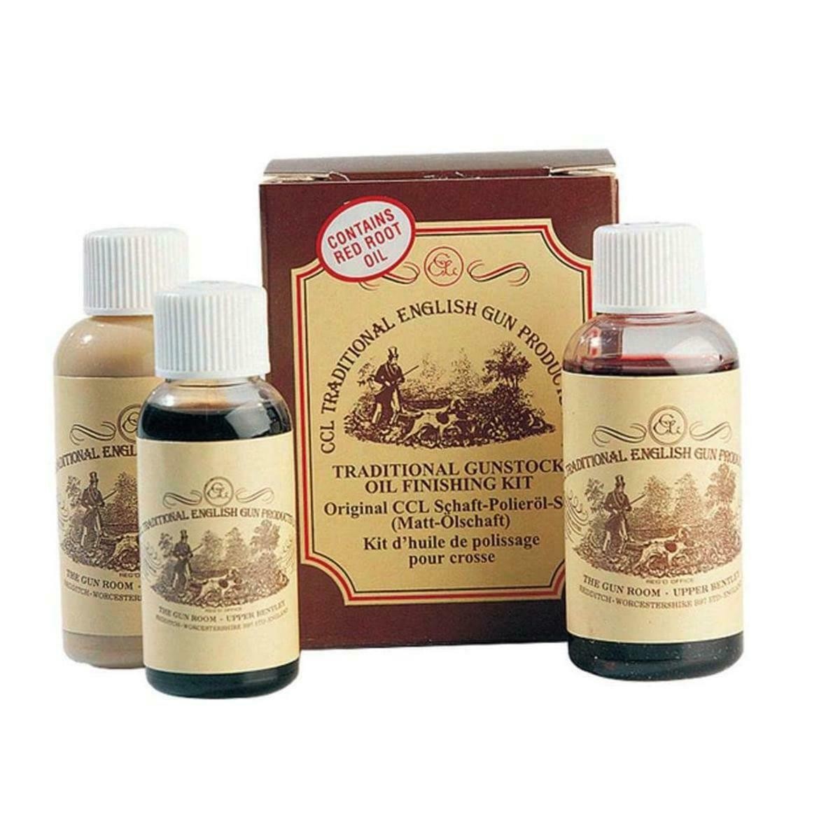 CCL English Traditional Gun Stock Oil Finishing Kit 50ml Shotgun Rifle Pistol