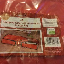 Wrapping Paper And Accessories Storage Bag