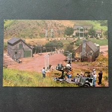 Vintage Postcard Universal Studios California Camera Crew Western Film Souvenir
