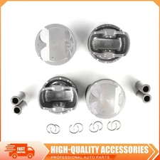 4pcs Engine Pistons Rings Set For 2015-2024 Hyundai Forte Seltos Soul G4NH 2.0L