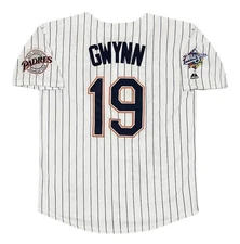 Tony Gwynn San Diego Padres 1998 World Series Home White Jersey Men's (L-XL)