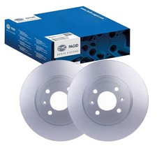 2x HELLA PAGID BREMSSCHEIBEN Ø280mm VORNE passend für HYUNDAI BAYON I20 KIA RIO 