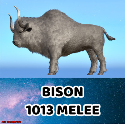 Top Stat Bison Paarung Paar - 1019 Nahkampfoption - Arche Survival Ascended PVE ASA