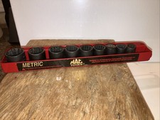 Mac 9pc XP2 12pt 3/8" Drive Impact Sockets 11,12,13,15,16,17,18,19,22. W/ Tray