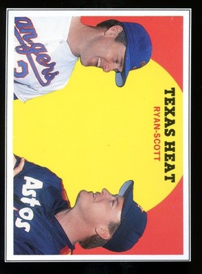 1989 Baseball Cards Magazine #72 Nolan Ryan Mike Scott Texas Heat Pitching