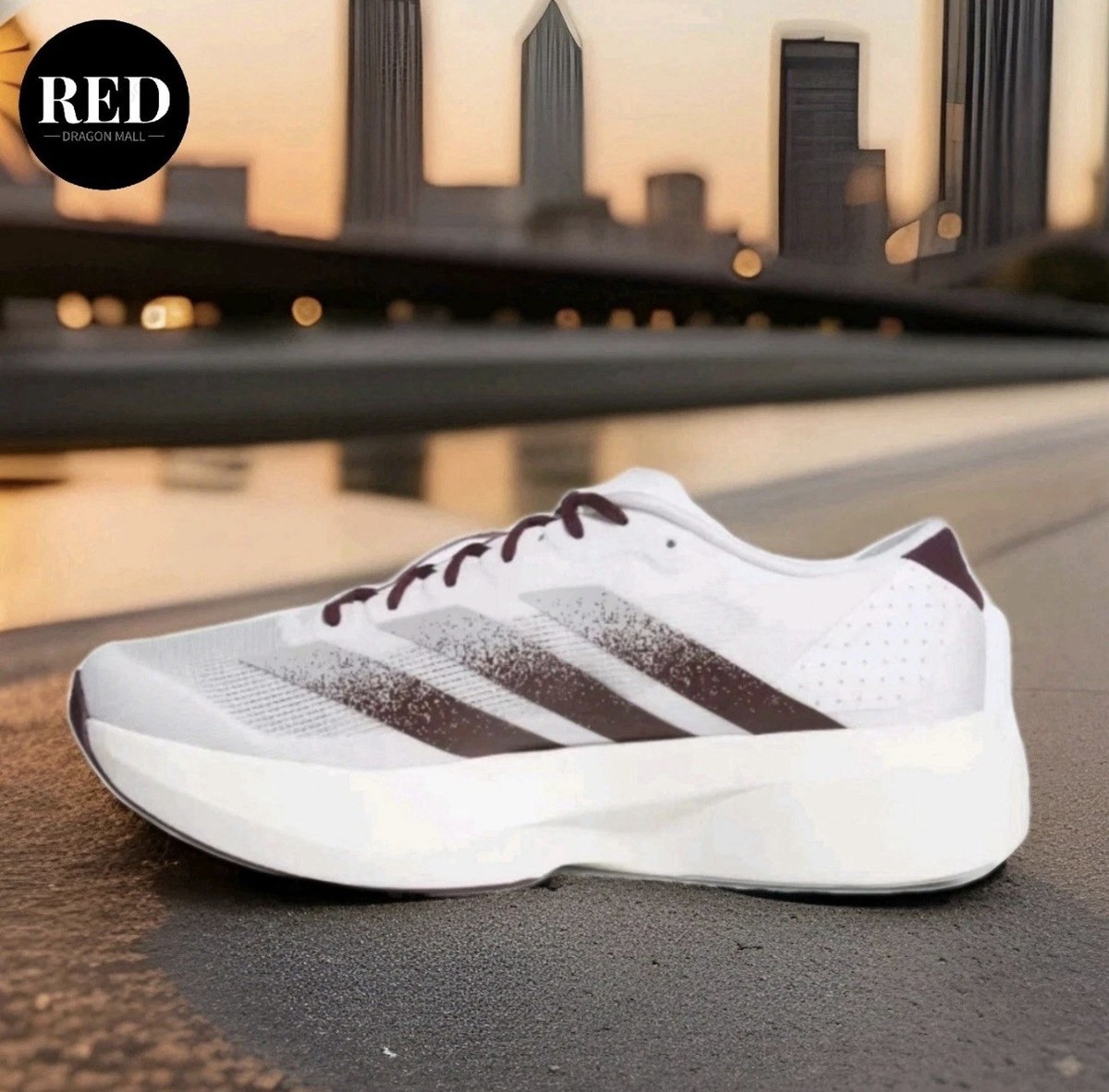 Adidas Adizero Evo SL Running Shoes Men 10.5 Texas A&M Aggies JQ4566 New Adidas Adult Texas A&M Aggies Adizero Evo SL Running Shoe  main image 3