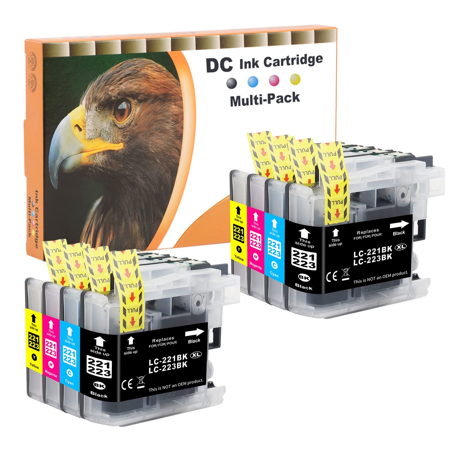 Cartouche LC-223 XL Brother compatible D&C idéale pour les devoirs et le télétravail