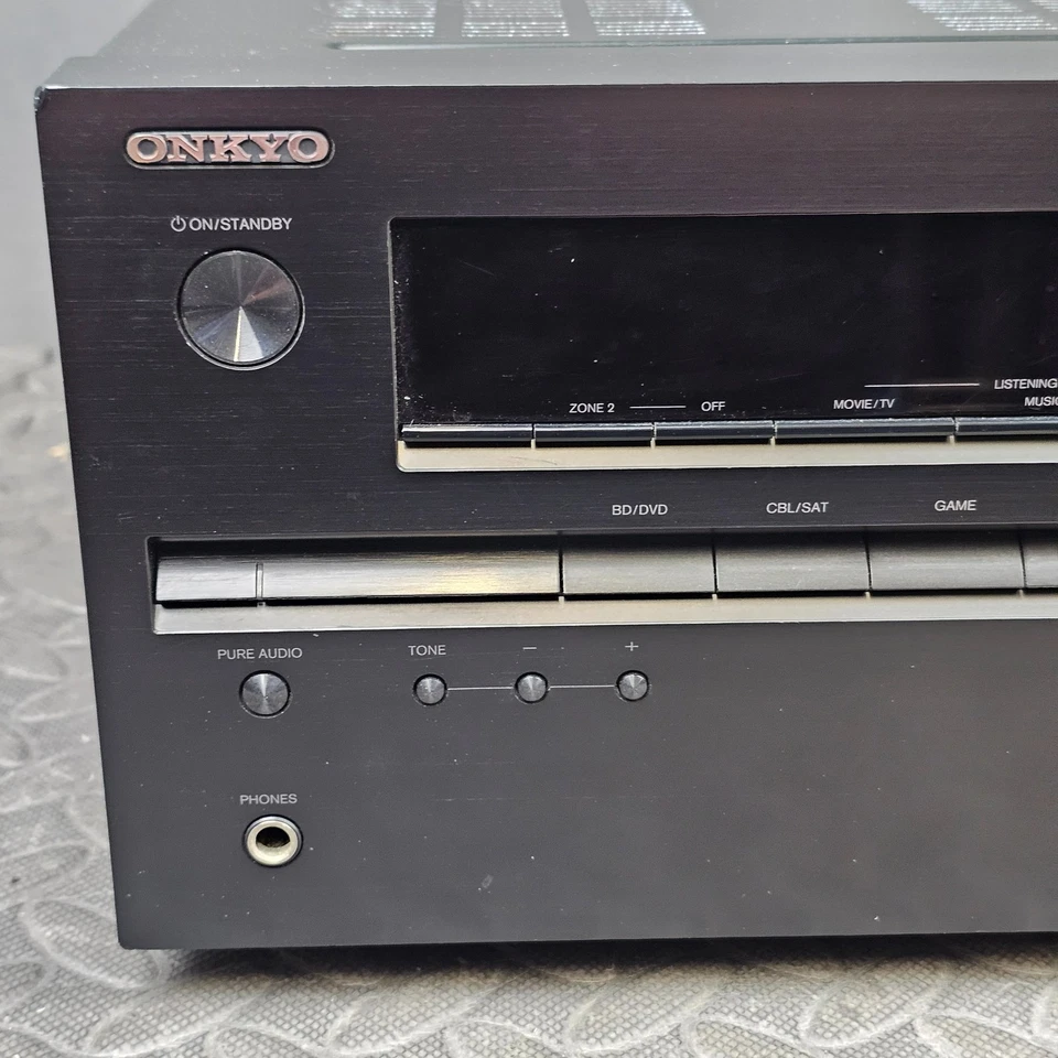 Onkyo TX-NR414 Home Theatre AV Receiver 5.1 Channel HDMI TrueHD Dolby DTS Amp - Image 2 of 4