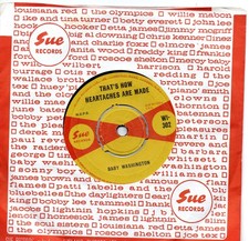 BABY WASHINGTON  THAT'S HOW HEARTACHES ARE MADE / DOODLIN'  UK SUE  60s NORTHERN
