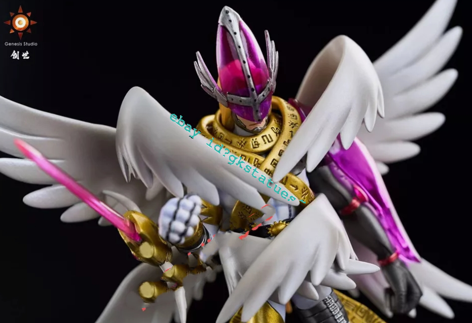 デジモン GENESIS-STUDIO ホーリーエンジェモン フィギュア Genesis Studio Digmon Holy Angemon Resin Statue Pre-order H12cm