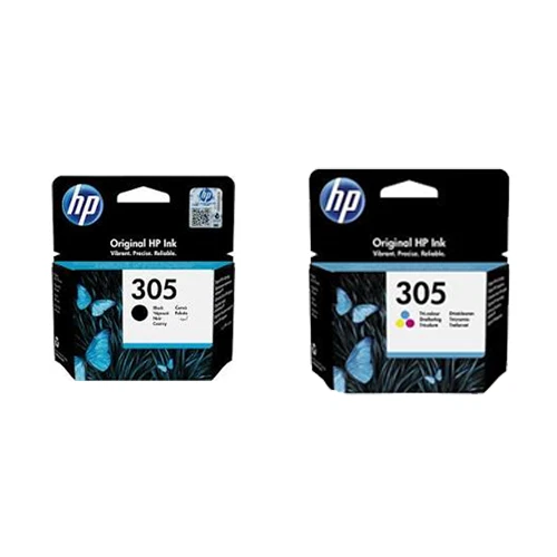 KIT di 5 cartucce 3 hp305 nero 3YM61AE 2 cartuccia hp305 tricolor 3YM60AE