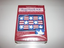 Caron Stars  Stripes Rug Hook Kit