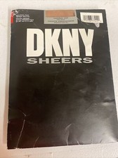 Vintage 1997 DKNY Silky Sheer Control Top Pantyhose Neutral Tint Petite
