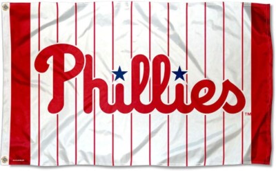 Philadelphia Phillies Flag Large 3x5 Banner Logo Baseball MLB  FREE SHIPPING