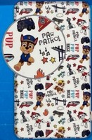 Paw Patrol Spannbetttuch Spannbettlaken Chase Rubble MaßE: 90X200 Cm + 25Cm