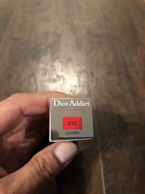 DIOR ADDICT LIP GLOW BALM #015 Cherry Full Size. Brand New In Box