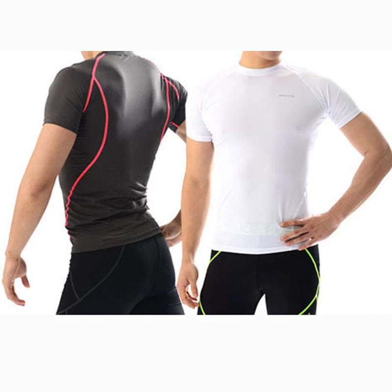 Take пять мужской кожи туго сжатия основание слой работает рубашка S ~ 2XL белый NT047 - Изображение 3 из 4