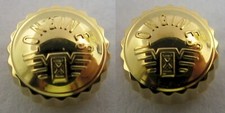 Longines crown in gold plated diameter 4.4 mm...