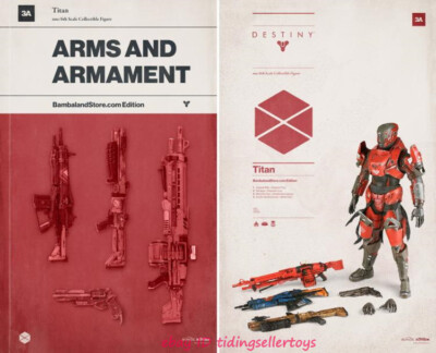Three A 3A toys 1:6 3A Destiny Titan Action Figures Hawkmoon Hand Cannon Ex Ver.