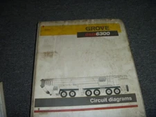 Grove GMK6300 Truck Crane Electrical & Hydraulic System Schematic Manual xz