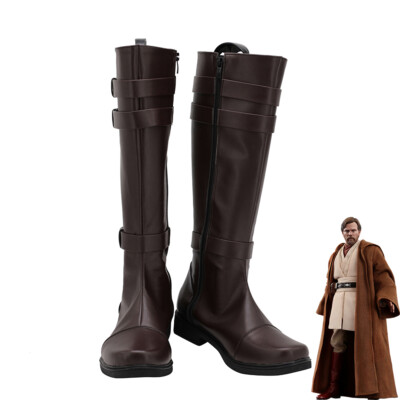 Star Wars Obi Wan Kenobi Shoes Cosplay Men Boots Ver 3
