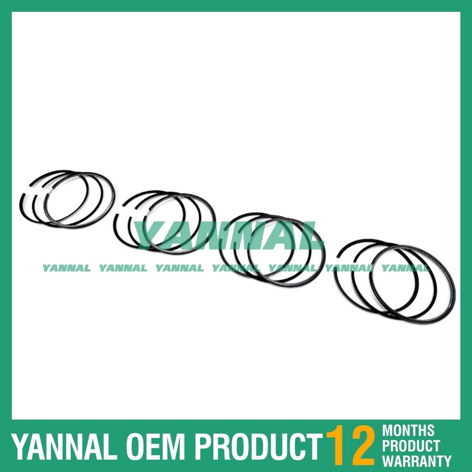 4X Piston Ring STD For Yanmar 4TNV106 Engine Yanmar AF880 tractor eBay