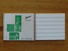 Vintage Royalcraft MUSIC WRITING Spiral Book The BEATLES The WHO PETE TOWNSHEND