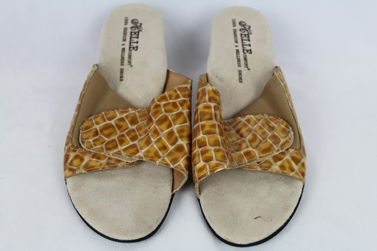 APL Sandali a pompa pelle di serpente comodi chiari 37 marrone marrone marrone metallizzato