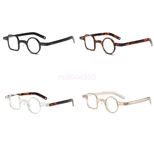 Unisex Vintage One Square One Round Glasses Frame Unique Eyewear Eyeglasses NEW - Picture 4 of 14