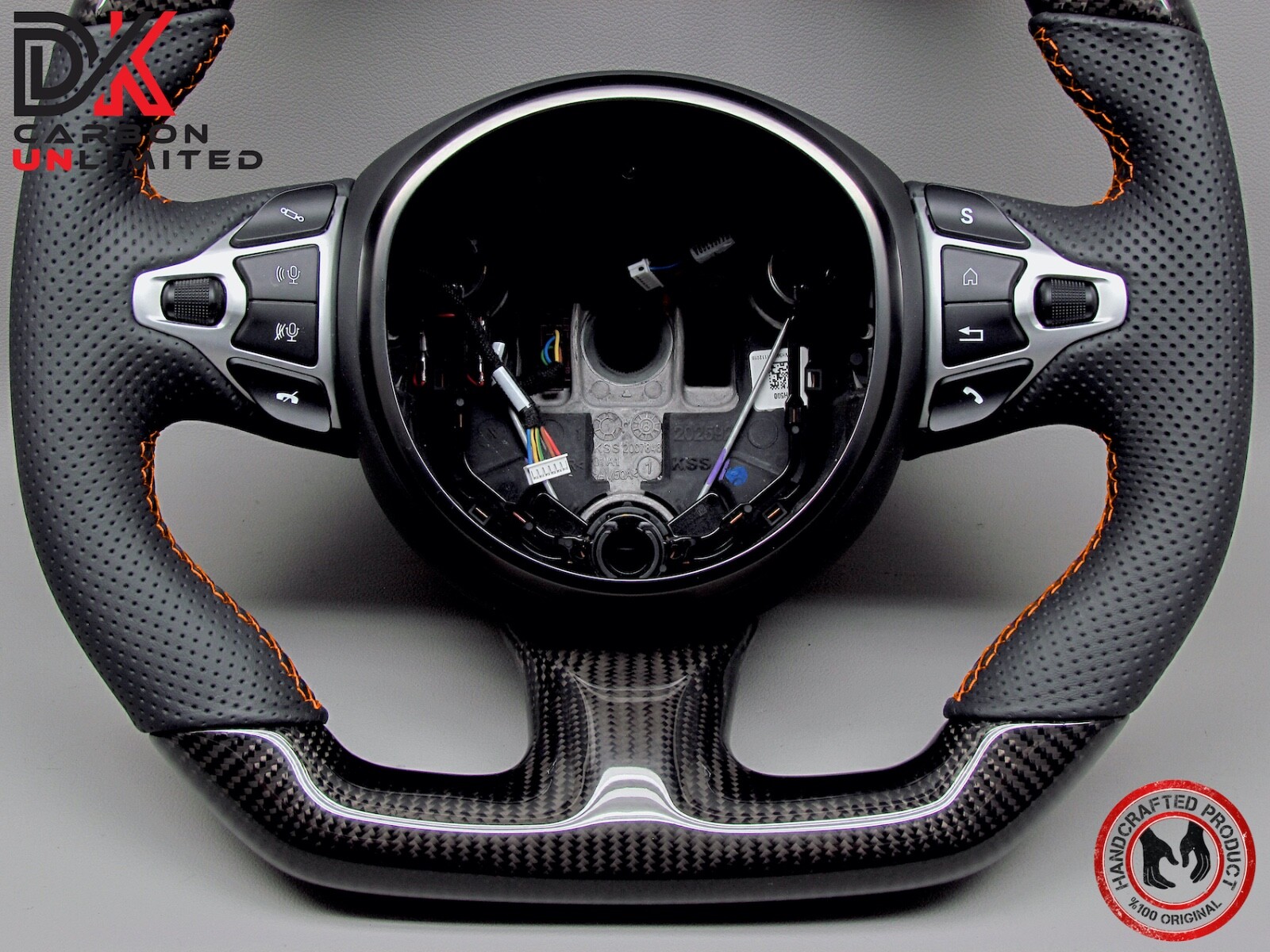 Aston Martin Vantage DBS DB11 Superleggera Orange Ring Carbon Steering Wheel v1
