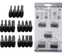 "Bgs Diy Bit-Satz | Antrieb AußEnsechskant 6,3 Mm (1/4\") | 20-Tlg."