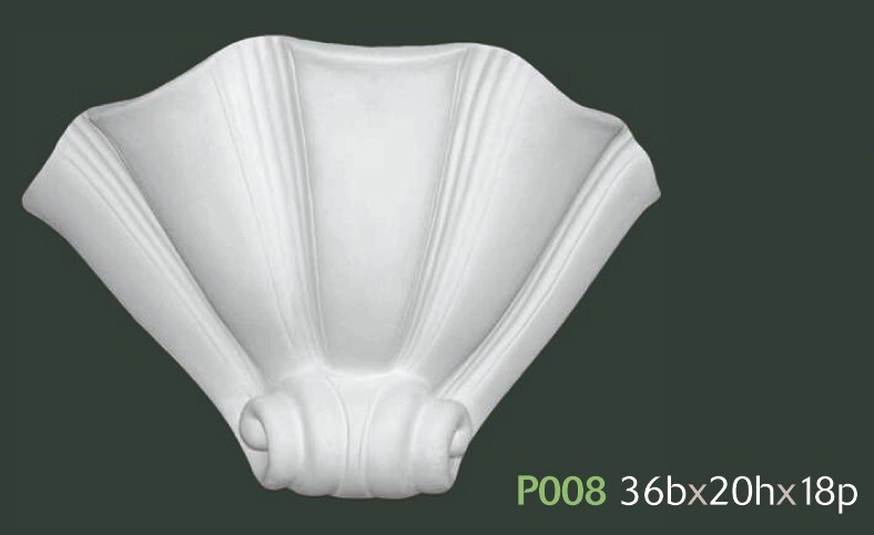 Luce Avvolgente Applique Gesso P008 | Lampada Design 36cm per Casa