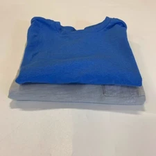 Tucker + Tate Kids' Essential Heathered (Lot of 2) Grey & Blue T-shirt SZ 4 NWT