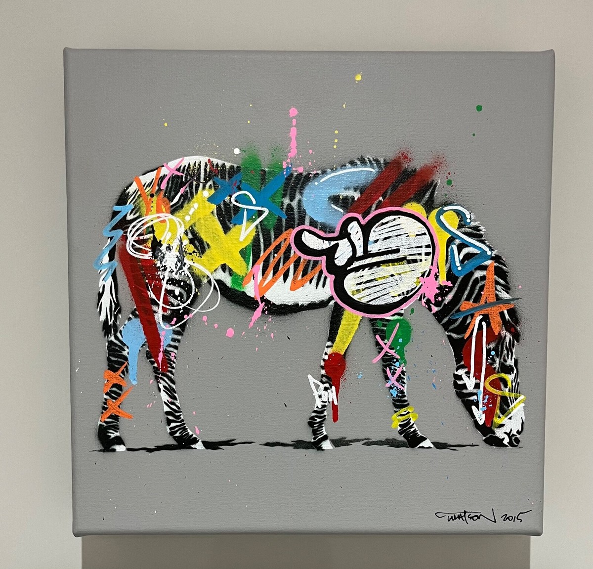 Martin Whatson 'Zebra Mini', Numbered 4 of Edition of 10, Mixed