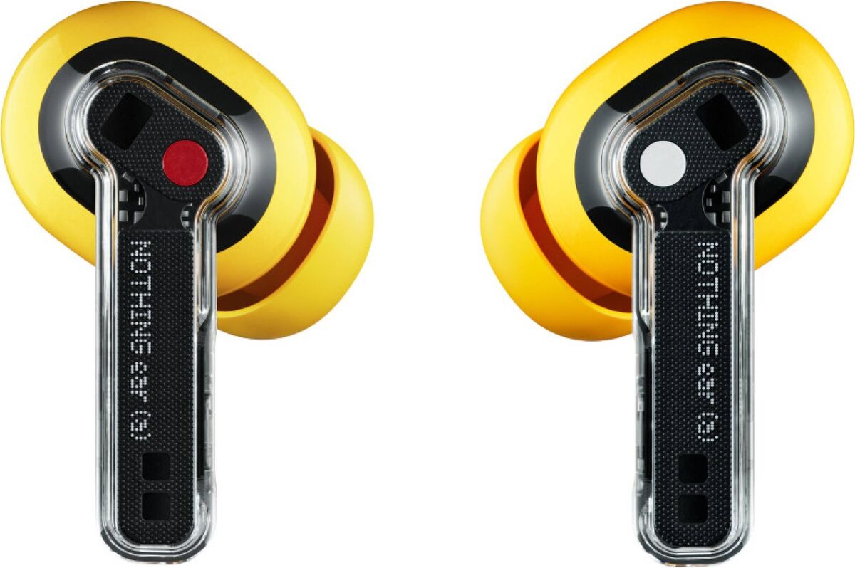 Nothing Ear (a) Hi-Res audio with LDAC Bluetooth Headset (Yellow,True Wireless) Nothing Ear (a) Hi-Res audio with LDAC Bluetooth Headset (Yellow,True Wireless)