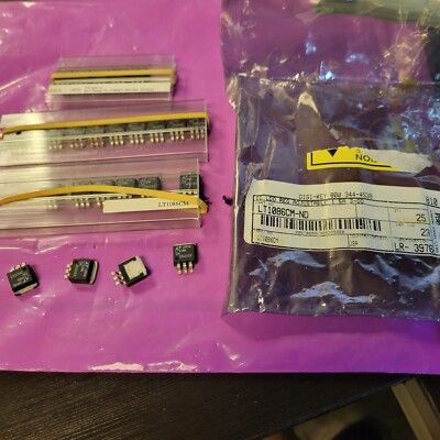 (25PCS) LINEAR TECH LT1086CM LOW DROP OUT 1.5A POSITIVE ADJUSTABLE REGULATOR $39