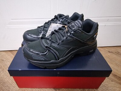 Reebok Premier Road Plus VI Schwarz Schuh Turnschuhe Unisex UK Größe 6 Neu 